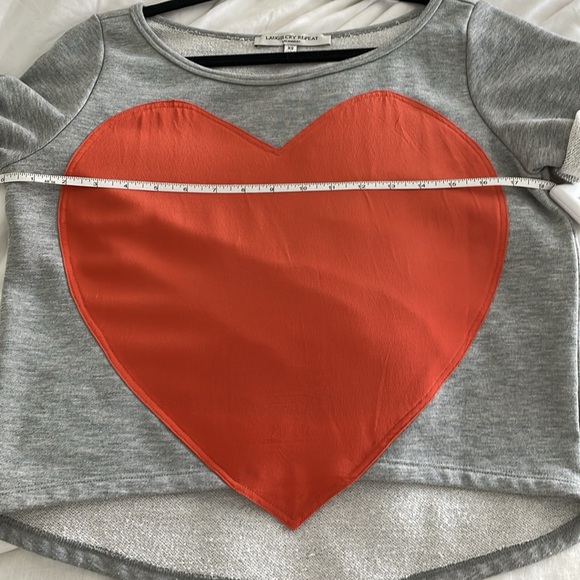 LaughCryRepeat silk heart terry top - Picture 7 of 8
